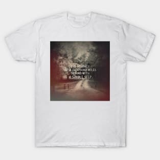 The Journey Quote photograph T-Shirt